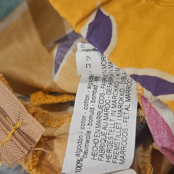 Zara Colorful Ruffled Shorts Size L - Picture 7 of 9